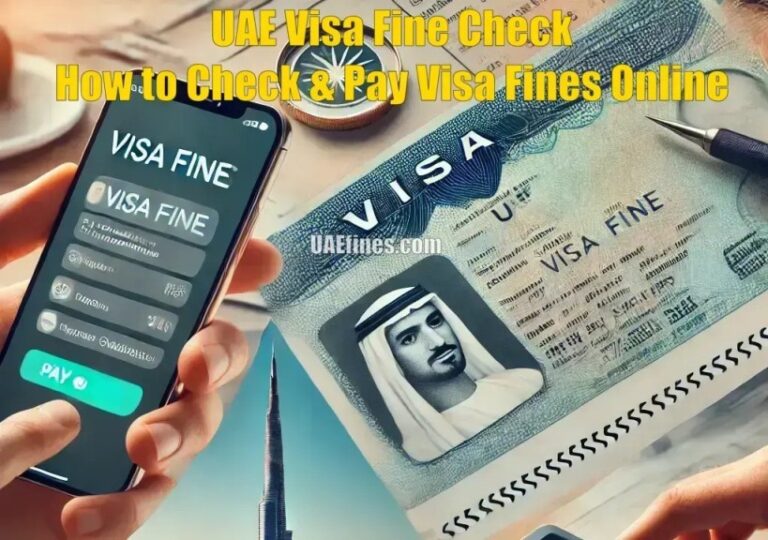 UAE Visa Fine Check